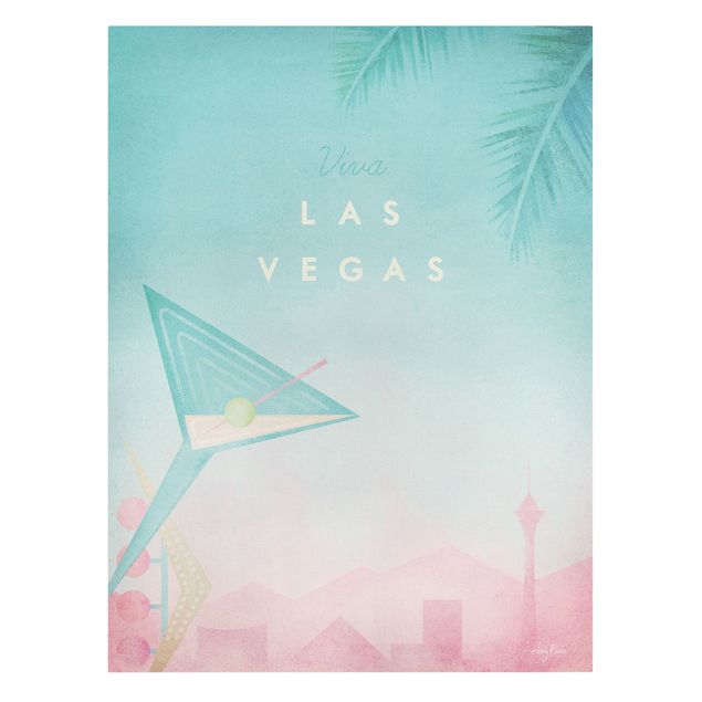 Quadros em turquesa Travel Poster - Viva Las Vegas