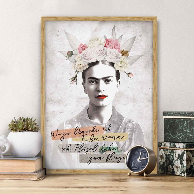 decoraçao cozinha Frida Kahlo - A quote