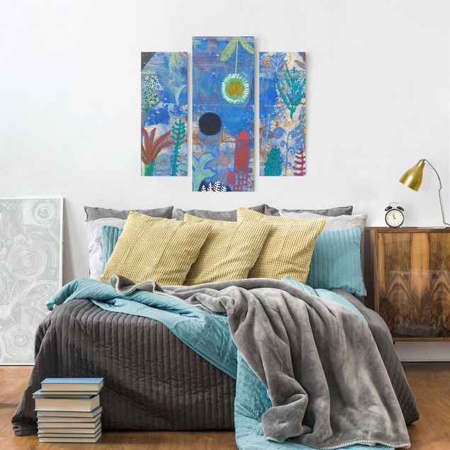 Telas decorativas réplicas de quadros famosos Paul Klee - Sunken Landscape