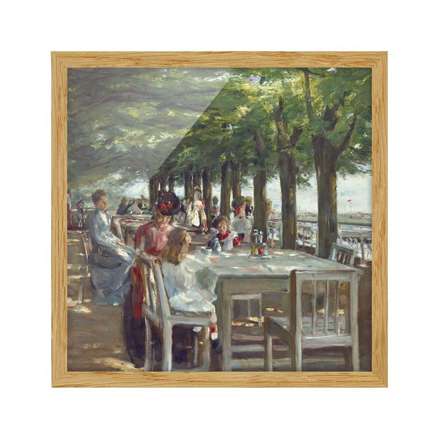 quadro com árvore Max Liebermann - The Restaurant Terrace Jacob