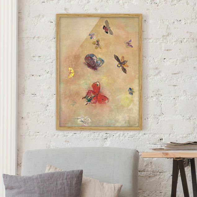 decoraçao cozinha Odilon Redon - Colourful Butterflies