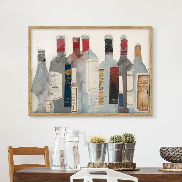 decoraçao para parede de cozinha Wine & Spirits I