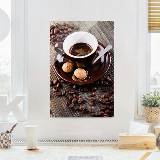 decoraçao cozinha Coffee Mugs With Coffee Beans
