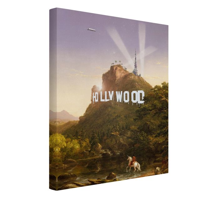 quadro com paisagens Painting Hollywood