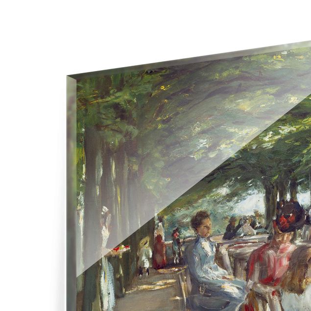Quadros em vidro paisagens Max Liebermann - The Restaurant Terrace Jacob