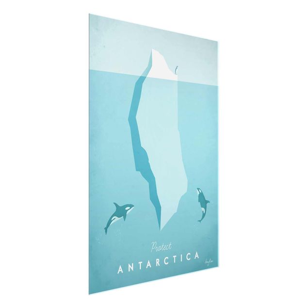 Quadros praia Travel Poster - Antarctica
