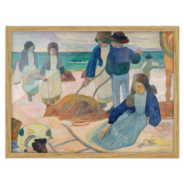 Quadros famosos Paul Gauguin - The Kelp Gatherers (Ii)