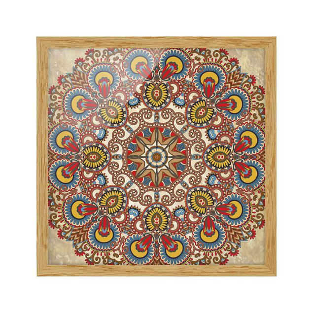 Quadros zen Coloured Mandala