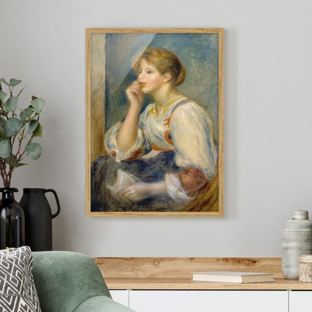 Quadros movimento artístico Impressionismo Auguste Renoir - Woman with a Letter