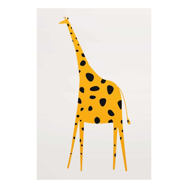 Quadros África Yellow Giraffe
