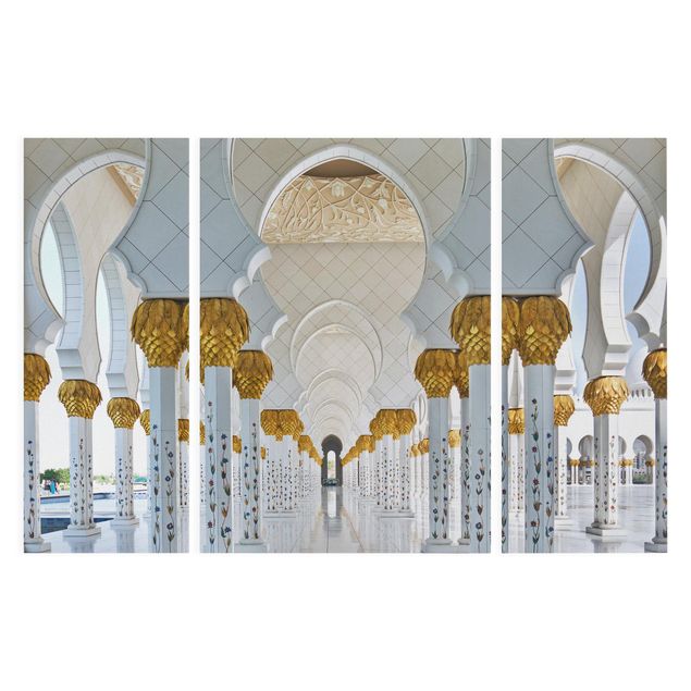 decoração quadros Mosque In Abu Dhabi