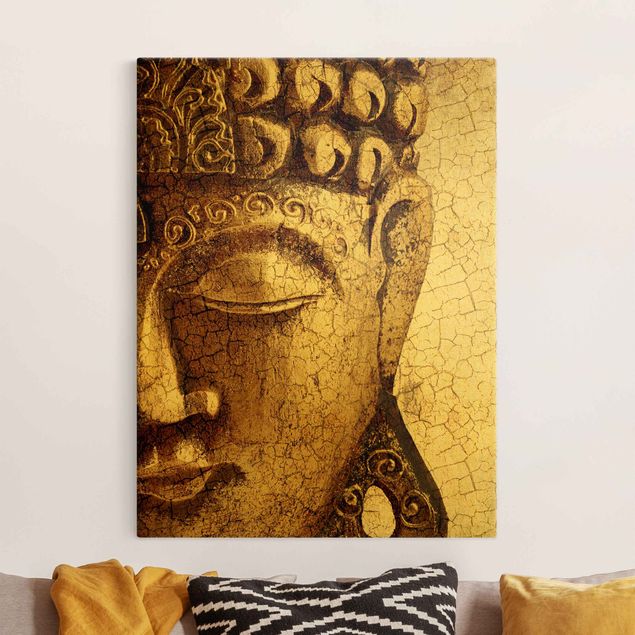 decoraçao para parede de cozinha Vintage Buddha
