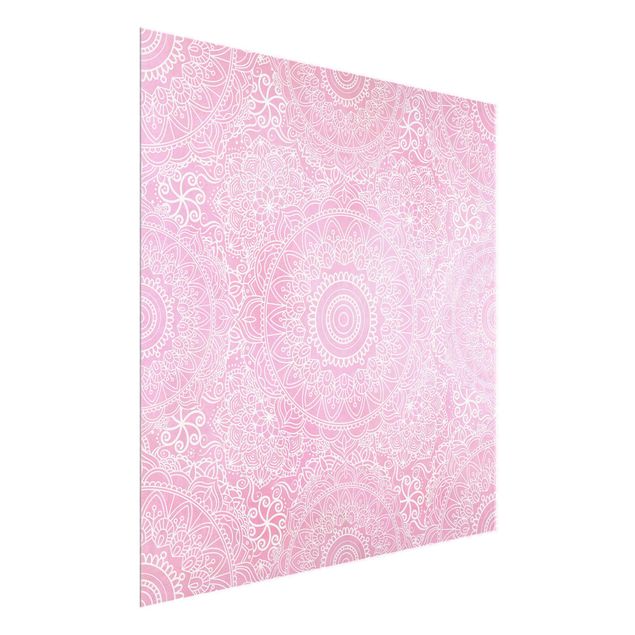 quadro mandala Pattern Mandala Light Pink
