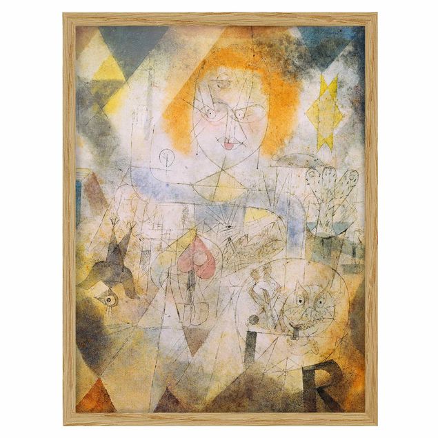 Quadros famosos Paul Klee - Irma Rossa