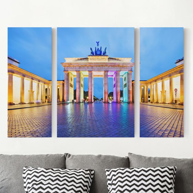 decoraçoes cozinha Illuminated Brandenburg Gate