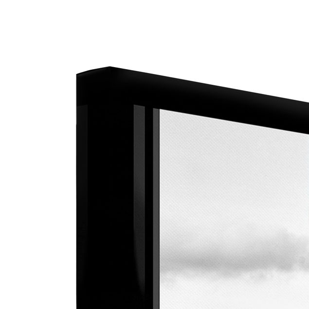 Quadros decorativos Windows Overlooking New York Skyline Black And White