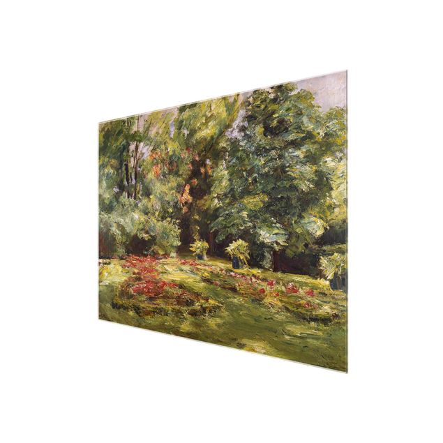 quadros de paisagens Max Liebermann - Flower Terrace Wannseegarten