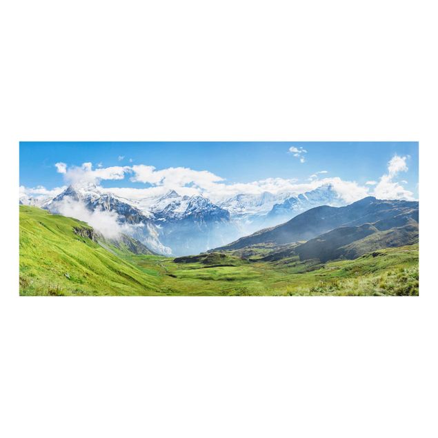 quadro com paisagens Swiss Alpine Panorama