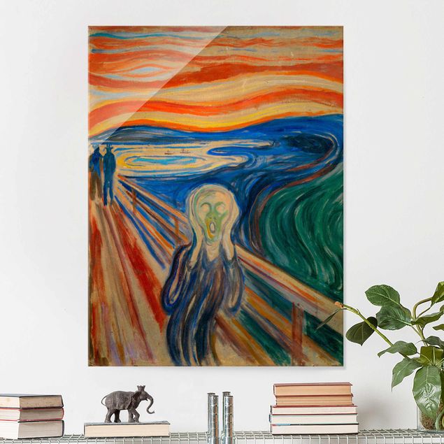 Quadros multicoloridos Edvard Munch - The Scream