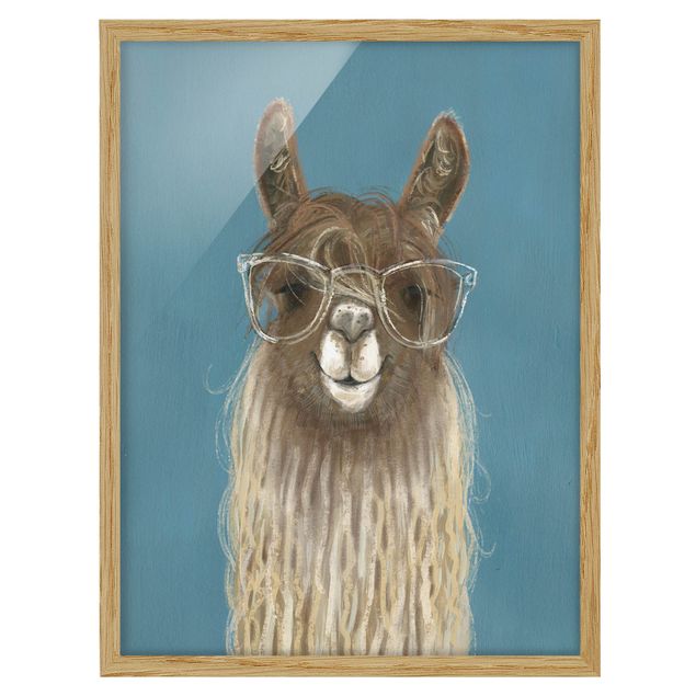Quadros modernos Lama With Glasses III