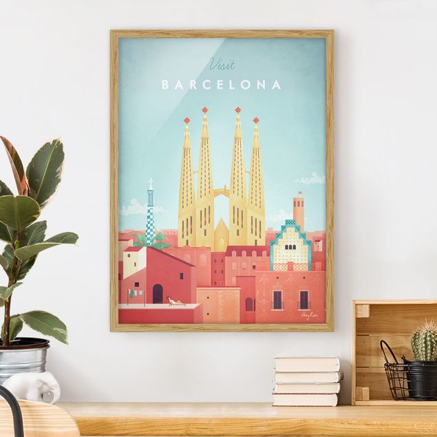 decoraçoes cozinha Travel Poster - Barcelona