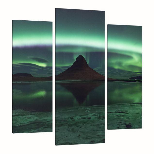 quadro da natureza Northern Lights In Iceland