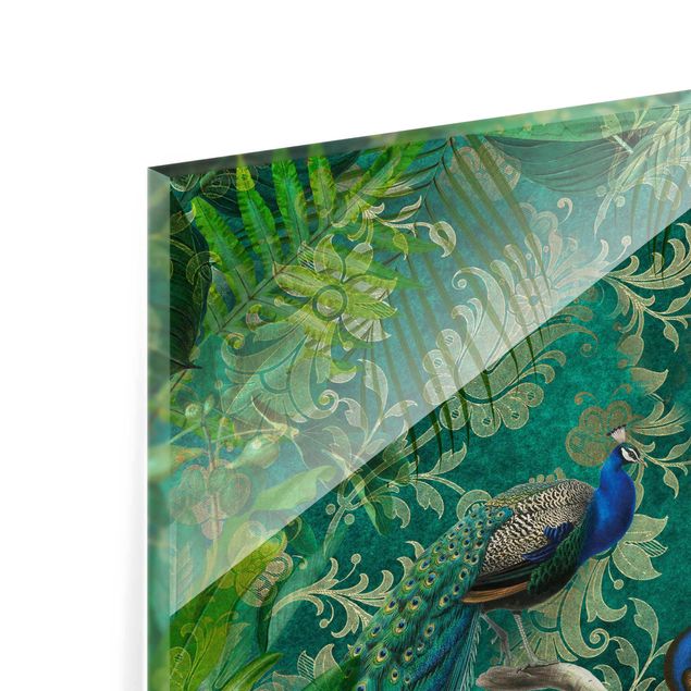 decoração quadros Shabby Chic Collage - Noble Peacock II