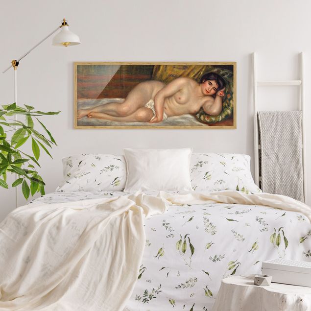 Quadros por movimento artístico Auguste Renoir - Lying female Nude (Gabrielle)