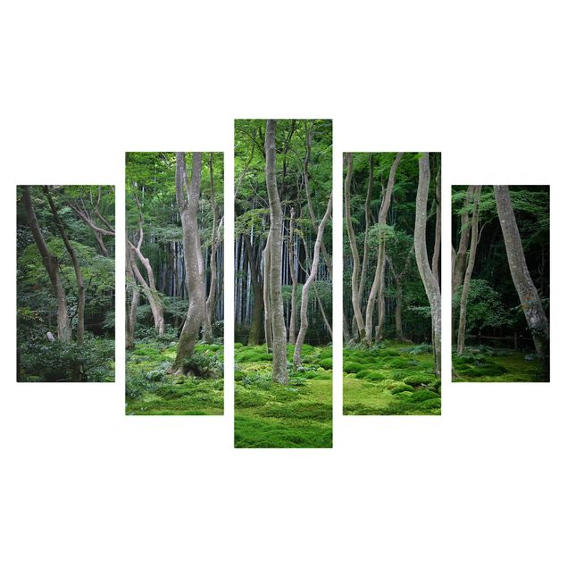 Quadros paisagens Japanese Forest