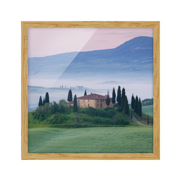 quadro com paisagens Sunrise In Tuscany
