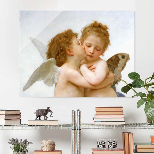 quadros de pintores famosos William Adolphe Bouguereau - The First Kiss