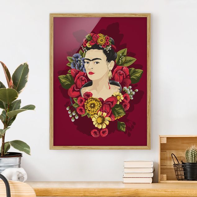 decoraçao cozinha Frida Kahlo - Roses