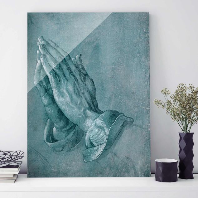 quadro de vidro Albrecht Dürer - Study Of Praying Hands