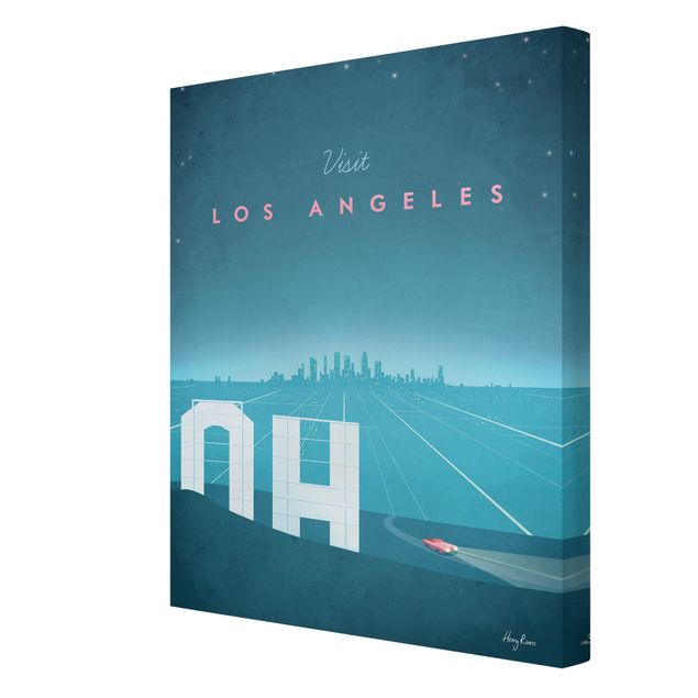 Quadros de Henry Rivers Travel Poster - Los Angeles