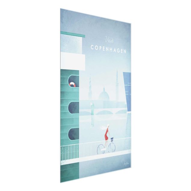Quadros famosos Travel Poster - Copenhagen