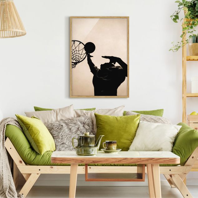 quadros modernos para quarto de casal Basketball