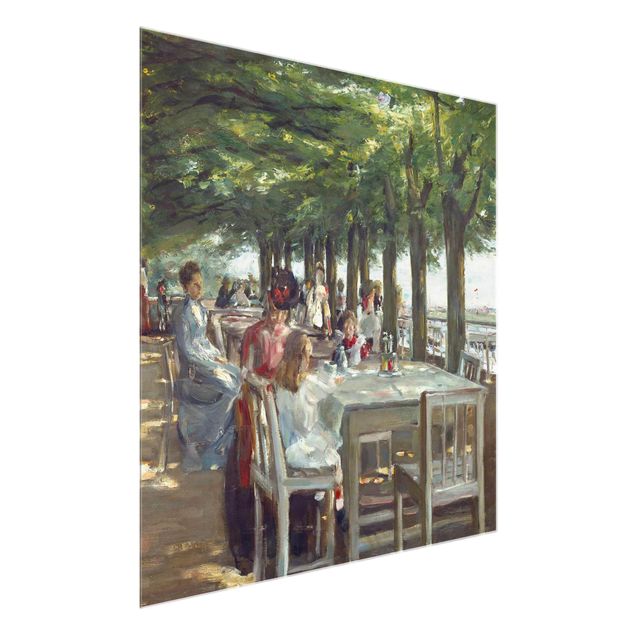 Quadros por movimento artístico Max Liebermann - The Restaurant Terrace Jacob