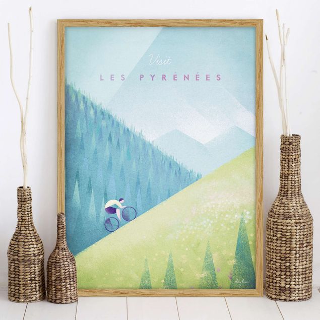 decoraçoes cozinha Travel Poster - The Pyrenees