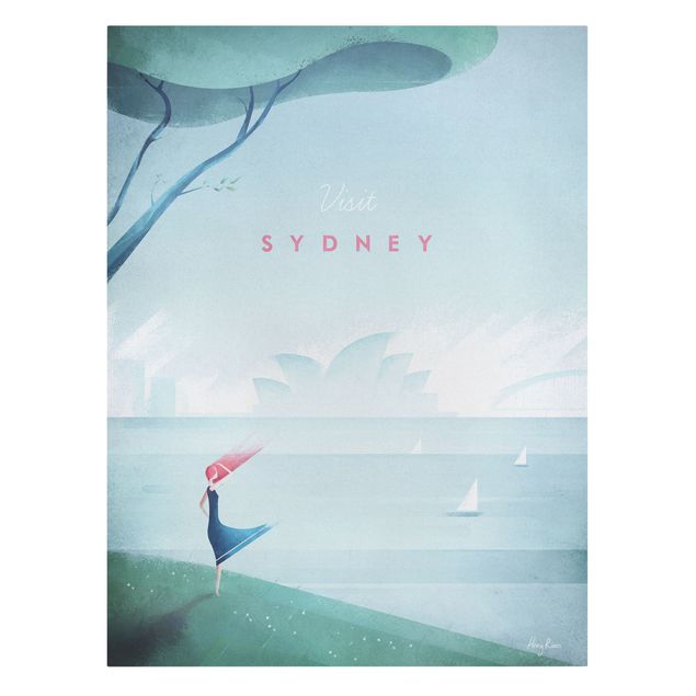 Quadros paisagens Travel Poster - Sidney
