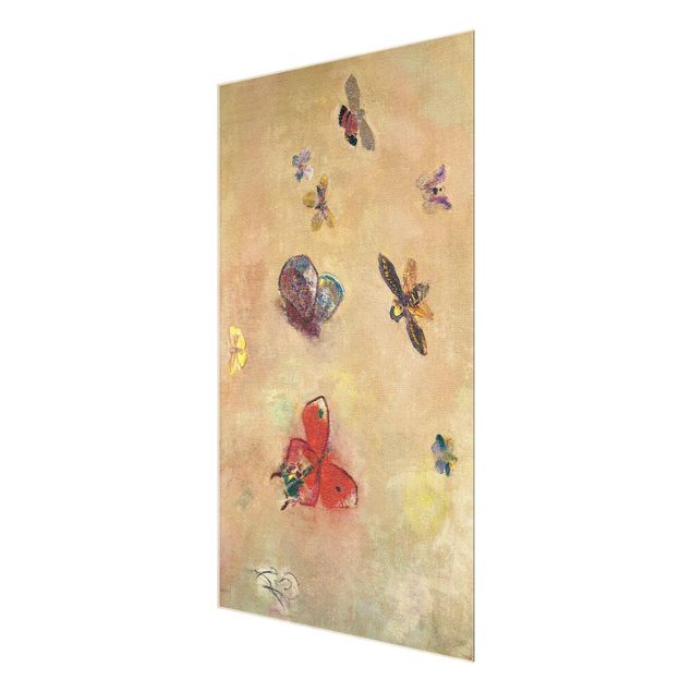Quadros famosos Odilon Redon - Colourful Butterflies
