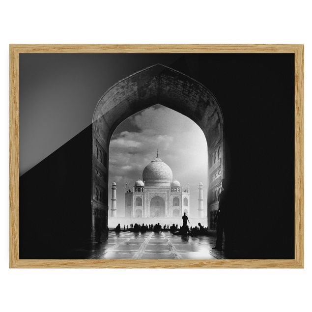 quadros modernos para quarto de casal The Gateway To The Taj Mahal