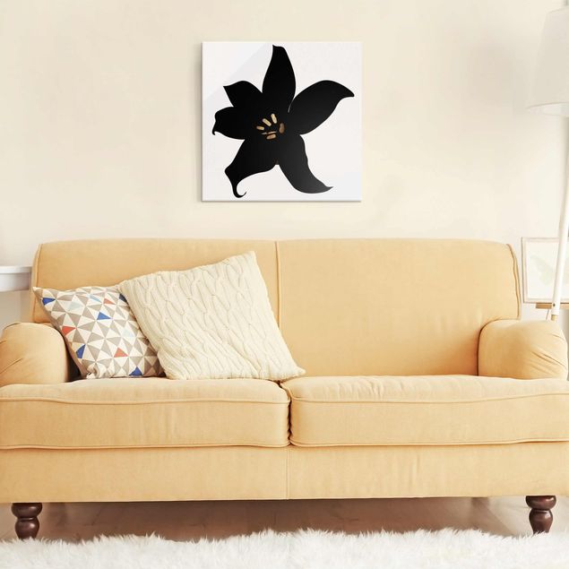 Quadros orquídeas Graphical Plant World - Orchid Black And Gold
