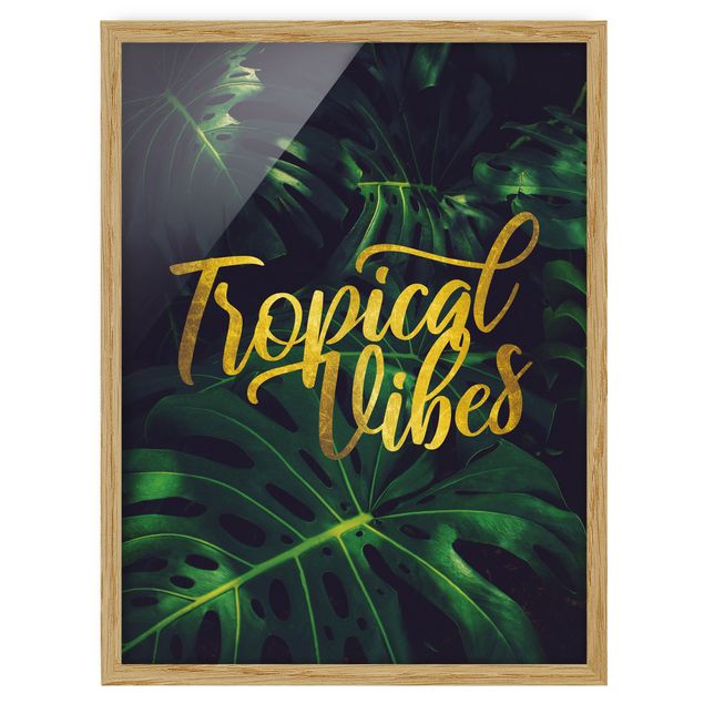 Quadros florais Jungle - Tropical Vibes