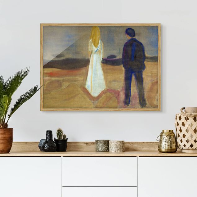 decoraçoes cozinha Edvard Munch - Two humans. The Lonely (Reinhardt-Fries)