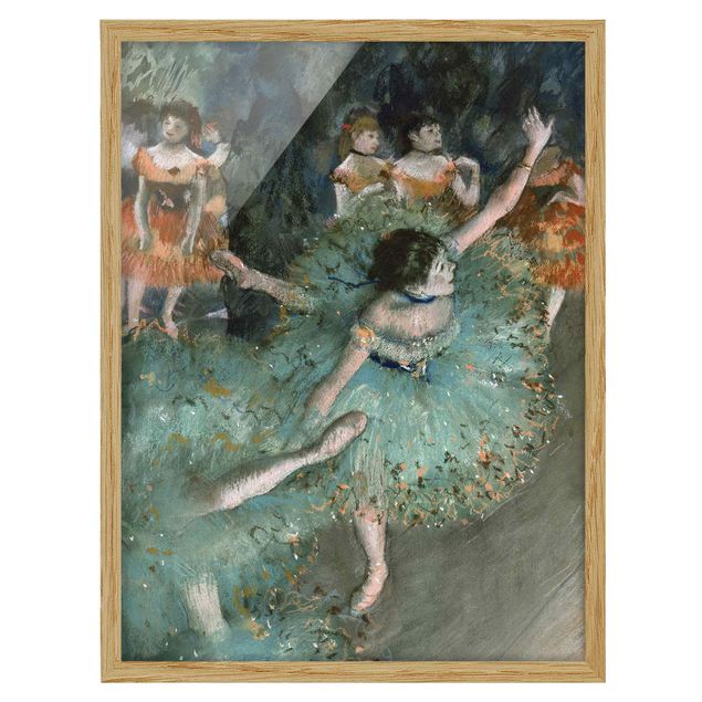 Quadros famosos Edgar Degas - Dancers in Green