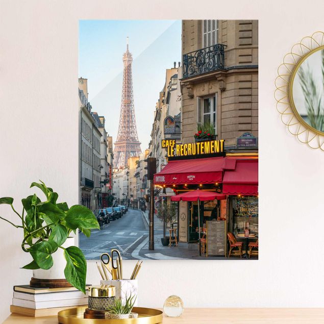 decoraçao para parede de cozinha Streets Of Paris