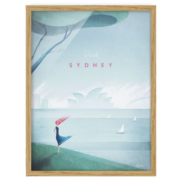 quadros de paisagens Travel Poster - Sidney