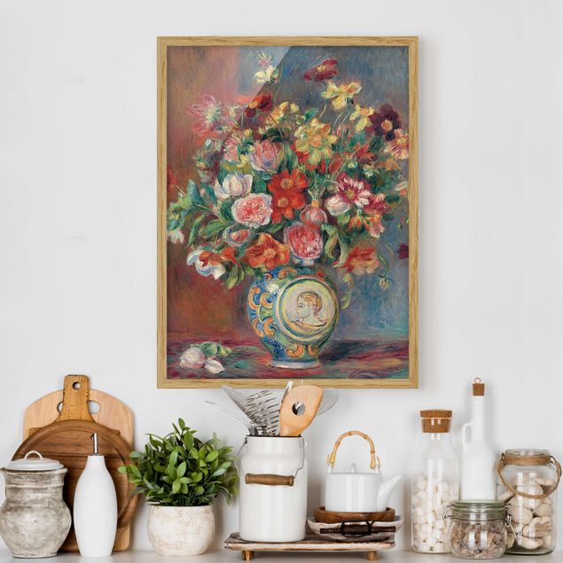 decoraçoes cozinha Auguste Renoir - Flower vase