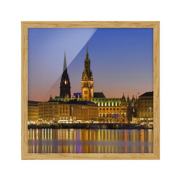 decoração quadros Hamburg Panorama