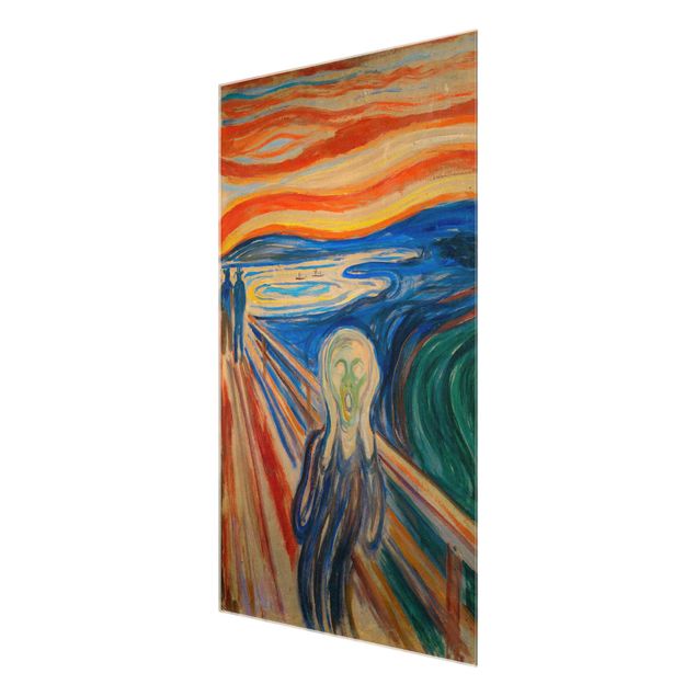 Quadros em vidro abstratos Edvard Munch - The Scream